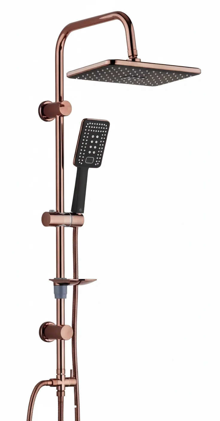 0581BR Dolce Bronz Yağmur Sürgülü Set - 1